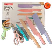 Jogo Facas Color Chef Aço Inox Jogo Facas Color Chef Aço Inox