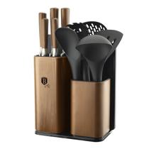 Jogo Facas E Utensílios Cozinha Tábua Rose Gold Berlinger Haus Facas Chef Pão Santoku Descascar Escumadeira Espátula Colher Churrasco 12pçs Jogo Facas E Utensílios Cozinha Tábua Rose Gold Berlinger Haus Facas Chef Pão Santoku Descascar Escumadeira Espátula Colher Churrasco 12pçs