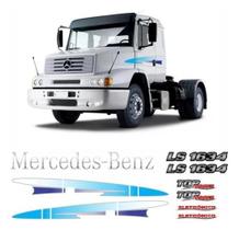 Jogo Faixas Emblema Mercedes Benz Ls 1634 19992004 Tapa Sol