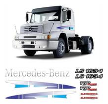 Jogo Faixas Emblema Mercedes Benz Ls 1634 19992004 Tapa Sol