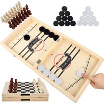 Jogo Fast Sling Puck moopok Chess Board Desktop Battle