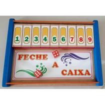Jogo Feche a Caixa - Estratégia Matemática 24x18x3cm Jogo Feche a Caixa - Estratégia Matemática 24x18x3cm