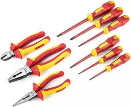 Jogo Fenda/philips Com 3 Alicates Isolados Vde 9 Pç Sata St09262u Jogo Fenda/philips Com 3 Alicates Isolados Vde 9 Pç Sata St09262u