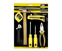 Jogo Ferramentas 7 Pçs Martelo, Chaves, Alicate E Trena 9yb Eda