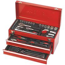 Jogo Ferramentas Cv 90 Peças Cx Metal Kawashima