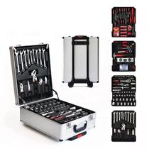Jogo Ferramentas Manuais C/ Maleta De Alumínio 186 Pçs Jogo Ferramentas Manuais C/ Maleta De Alumínio 186 Pçs