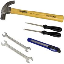 Jogo ferramentas trabalho 6 peças tramontina