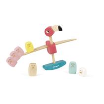 Jogo Flamingo Equilibrista com 11 peças Janod