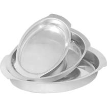 Jogo forma (Oval) 1 a 3 Color Aluminio - FRIGIMAX