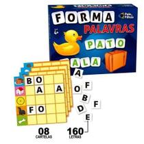 Jogo Forma Palavras 168 Peças Jogo Forma Palavras 168 Peças