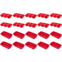 Jogo Forma Para Pães + Forma Cupcake Sortida Silicone 10Un