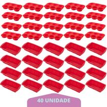 Jogo Forma Para Pães + Forma Cupcake Sortida Silicone 15Un - QUALITY HOUSE