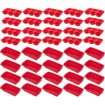 Jogo Forma Para Pães + Forma Cupcake Sortida Silicone 20Un Jogo Forma Para Pães + Forma Cupcake Sortida Silicone 20Un