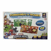 Jogo Formando os Nomes Marvel Didático - Mimo Toys