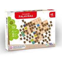 Jogo Formando Palavras Em Madeira - Pais & Filhos Jogo Formando Palavras Em Madeira - Pais & Filhos