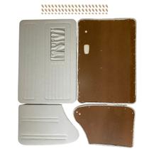 Jogo Forro Porta Diant Tras Branco Fusca 78 Até 96 + Grampos Jogo Forro Porta Diant Tras Branco Fusca 78 Até 96 + Grampos