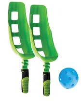 Jogo Franklin Sports Flip Toss Spring Grip com conchas e bola