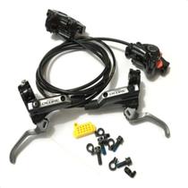 Jogo Freio A Disco Hidraulico Shimano Deore Br-m-595 Preto