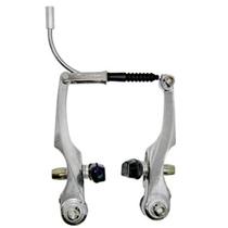 Jogo Freio V-Brake Alumínio 110MM C/ Ajuste Logan Natural