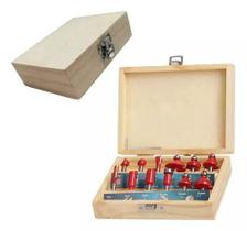 Jogo Fresas 6mm D Tupia Manual Laminadora Makita E Maleta - Importada Jogo Fresas 6mm D Tupia Manual Laminadora Makita E Maleta - Importada