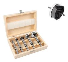 Jogo Fresas Forstner C/5pc 10-35mm Brocas P/ Madeira
