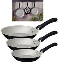 Jogo Frigideira Tramontina Funda 3 Peças Antiaderente Teflon Pequena Média Grande