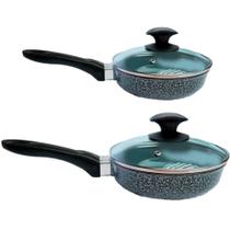 Jogo Frigideiras Antiaderente Cerâmica Javali 16 E 24Cm N04