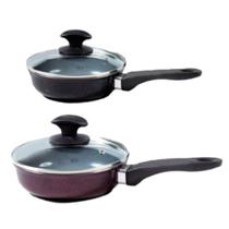 Jogo Frigideiras N09 Antiaderente Ceramica 16cm e 24cm com Tampa de Vidro Javali Jogo Frigideiras N09 Antiaderente Ceramica 16cm e 24cm com Tampa de Vidro Javali