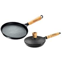 Jogo Frigideiras Tapioca e Fast Egg Com Tampa Panela Mineira Jogo Frigideiras Tapioca e Fast Egg Com Tampa Panela Mineira