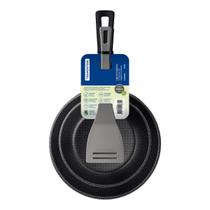 Jogo Frigideiras Tramontina Loreto Alumínio Antiaderente