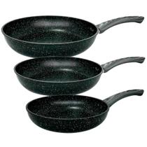 Jogo Frigideiras Zebra Indução Cerâmica 3 Peças Casambiente