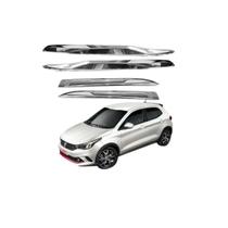 Jogo Friso Cromado Porta Fiat Argo Cronos Original 50928114