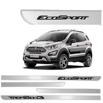 Jogo Friso Lateral Ecosport Ponta de Faca com Grafia Cores
