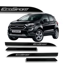 Jogo Friso Lateral Ecosport Preto Ebony Ponta Faca Grafia Jogo Friso Lateral Ecosport Preto Ebony Ponta Faca Grafia
