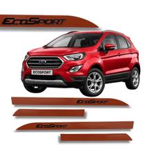 Jogo Friso Lateral Ecosport Vermelho Arpoador Faca + Grafia Jogo Friso Lateral Ecosport Vermelho Arpoador Faca + Grafia