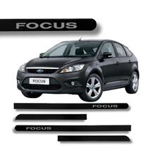 Jogo Friso Lateral Focus Preto Gales Ponta Redonda + Grafia