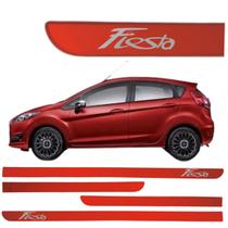 Jogo Friso Lateral New fiesta 2000 até 2020 Vermelho Bari Jogo Friso Lateral New fiesta 2000 até 2020 Vermelho Bari