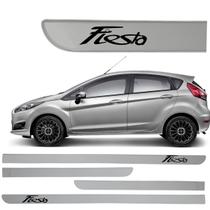 Jogo Friso Lateral New Fiesta 2017 até 2020 Cinza Moscou Jogo Friso Lateral New Fiesta 2017 até 2020 Cinza Moscou