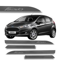 Jogo Friso Lateral New Fiesta Cinza Moscou Ponta Faca Grafia Jogo Friso Lateral New Fiesta Cinza Moscou Ponta Faca Grafia