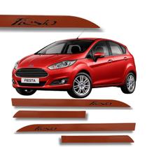 Jogo Friso Lateral New Fiesta Vermelho Bari 4pç Faca Grafia Jogo Friso Lateral New Fiesta Vermelho Bari 4pç Faca Grafia