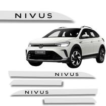 Jogo Friso Lateral Nivus Branco Puro Ponta Faca Grafia Volks Jogo Friso Lateral Nivus Branco Puro Ponta Faca Grafia Volks