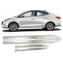 Jogo Friso Lateral Novo HB20 2020/2022 Branco Polar Jogo Friso Lateral Novo HB20 2020/2022 Branco Polar