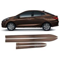 Jogo Friso Lateral Novo HB20 2020/2022 Bronze Terra