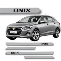 Jogo Friso Lateral Onix Ponta Redonda com Grafia Cores - Macall