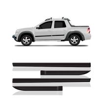 Jogo Friso Lateral Oroch 2015 A 2018 - 4 Peças - Estreito