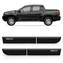 Jogo Friso Lateral Oroch 2021 A 2023 4 Peças