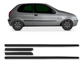 Jogo Friso Lateral Palio 2pts 2001 2002 2003 4pcs Preto