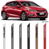 Jogo Friso Lateral Pintado Chevrolet Cruze 2017 2018 2019 2020 2021 2022