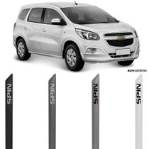 Jogo Friso Lateral Pintado Chevrolet Spin 2012 Em Diante