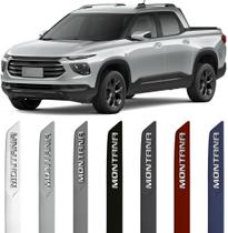 Jogo Friso Lateral Pintado Nova Montana 2023 Em Diante Suprema Escrita Cromada em Alto Relevo